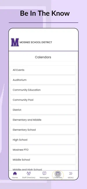 Mosinee School District screenshot 1