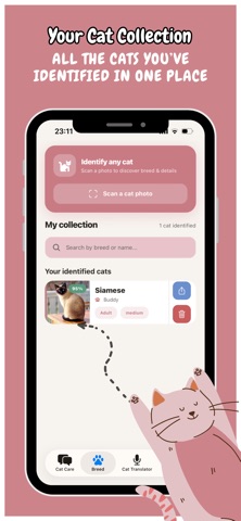 Meow AI: Cat Translator & Care iPhone screenshot