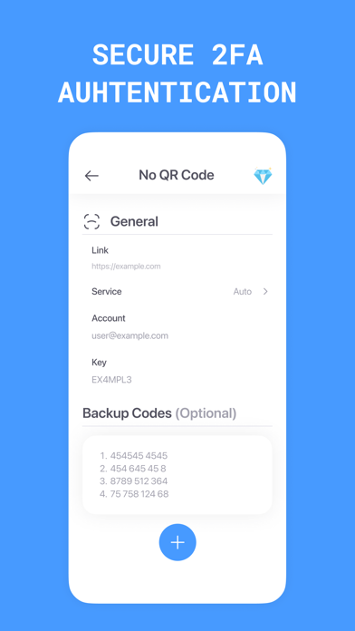 Authenticator App† Screenshot