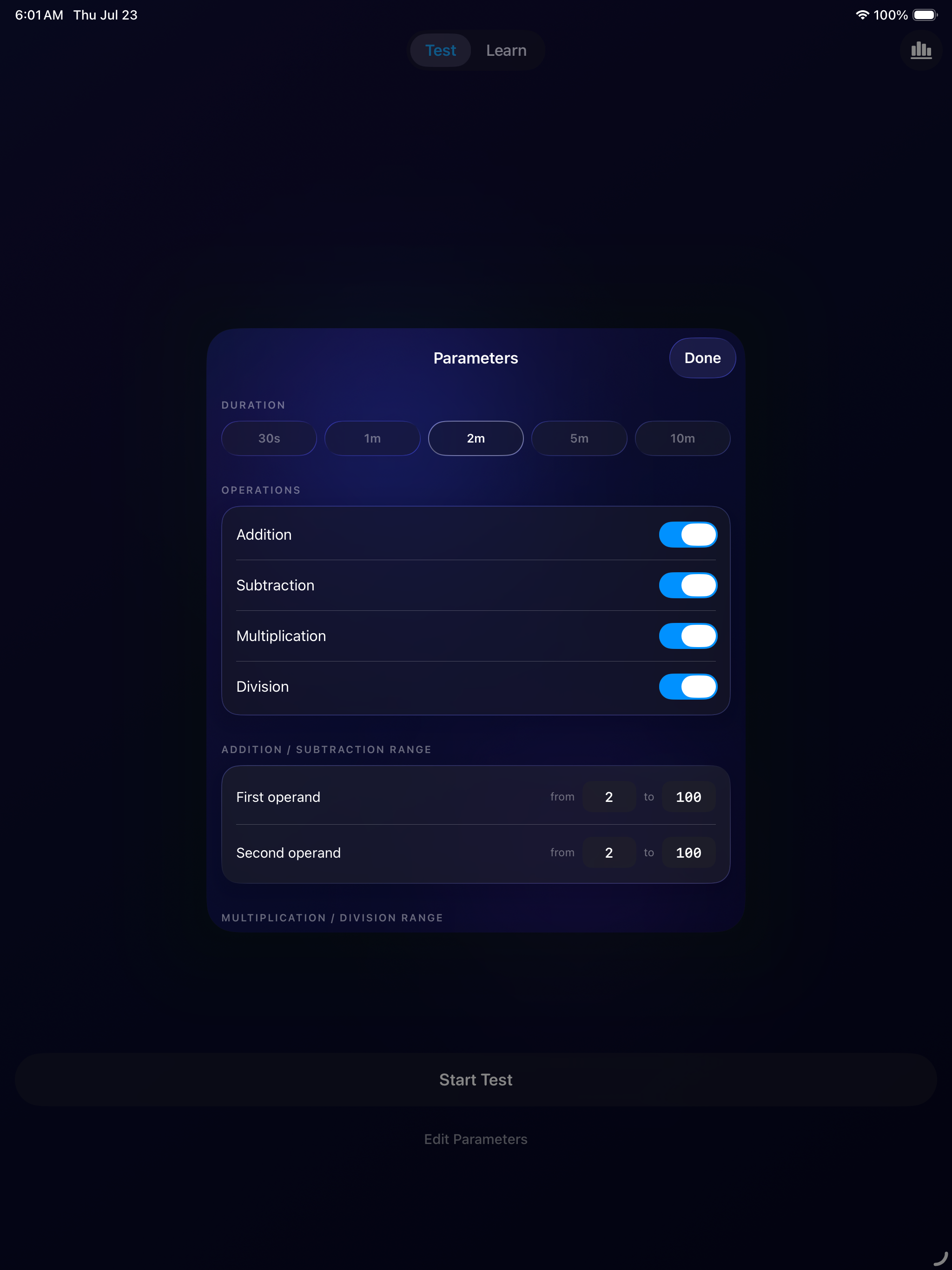 Arithmetic - Mental Math screenshot 14