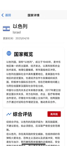煦游-海外差旅安全预警必备APP screenshot