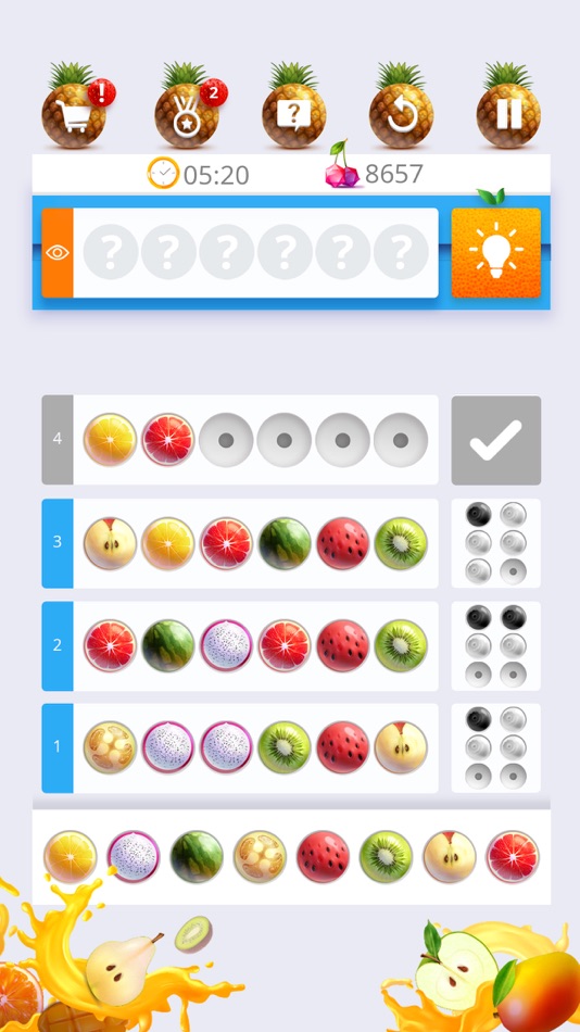 #2. Code Breaker : Fruits edition (iOS) 由: PLAYTOUCH