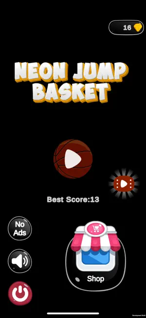 Neon Jump Basket screenshot 1