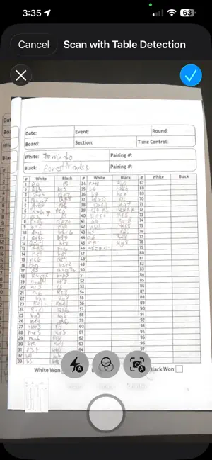 ChessScan screenshot 2
