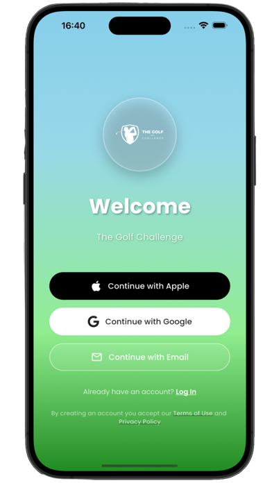 The Golf Challenge App screenshot
