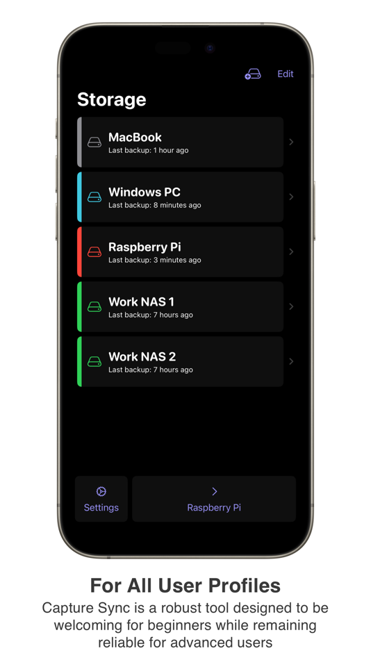 #5. Capture Sync - Media Backups (iOS) Tekijänä: Rui Carneiro