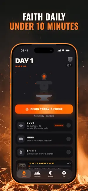FORGED: Daily Bible for Men screenshot 1