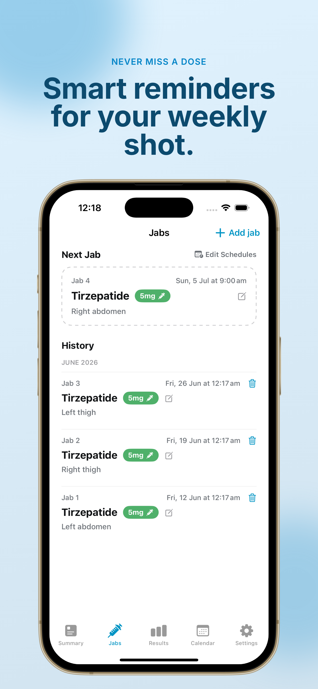 Shot - GLP-1 Tracker screenshot 3