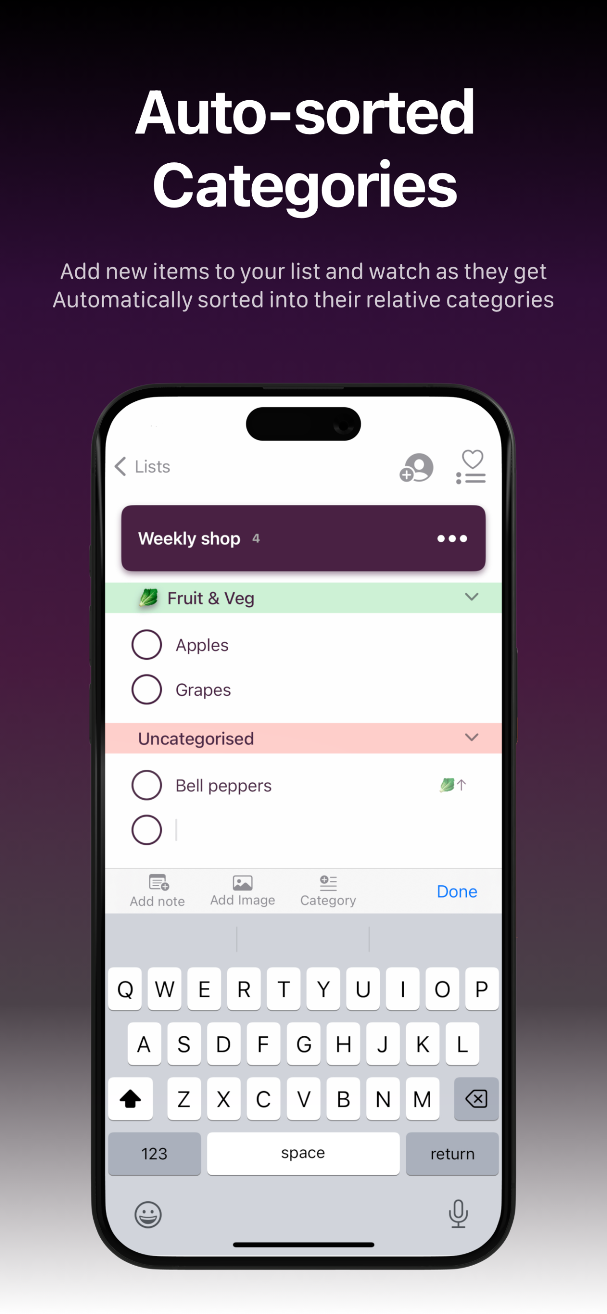 Kitchen Vault: Shopping List