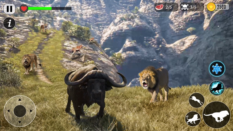 Lion Simulator Animal Survival screenshot 2