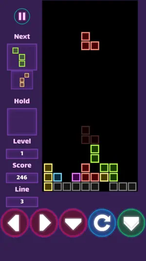 Neon Block Puzzle Game screenshot 1
