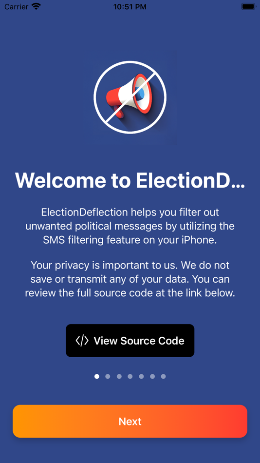 #1. ElectionDeflection (iOS) Av: Miller Media LLC