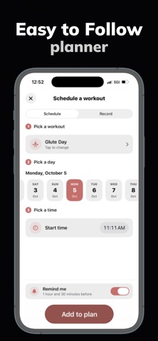 Start Strong: Fitness Planner screenshot 6
