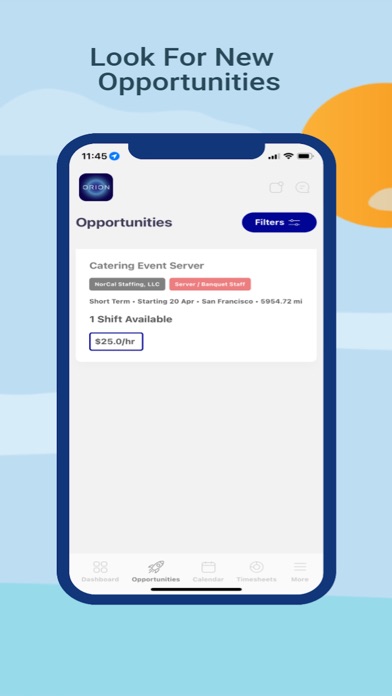 Orion Staffing Solutions Screenshot