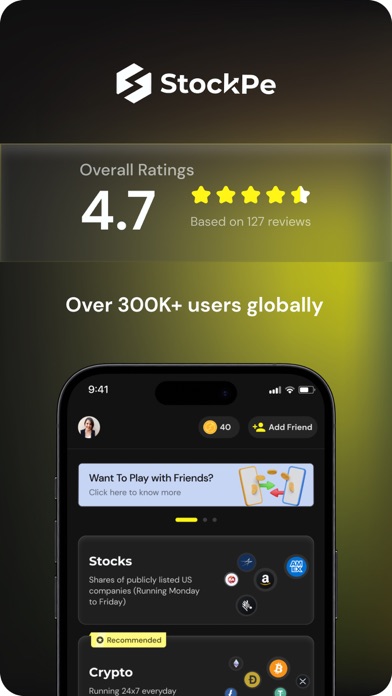 StockPe: Stock & Crypto Games Screenshot