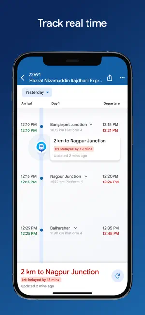 Where is My Train - by Google iPhone screenshot 4