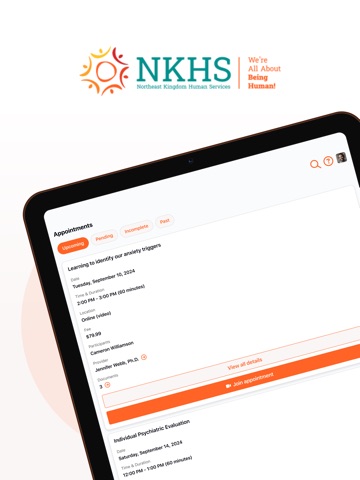 NKHS Portal iPad screenshot