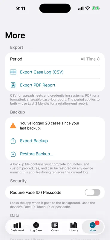 Surgical Log Book Pro screenshot 5 of 6
