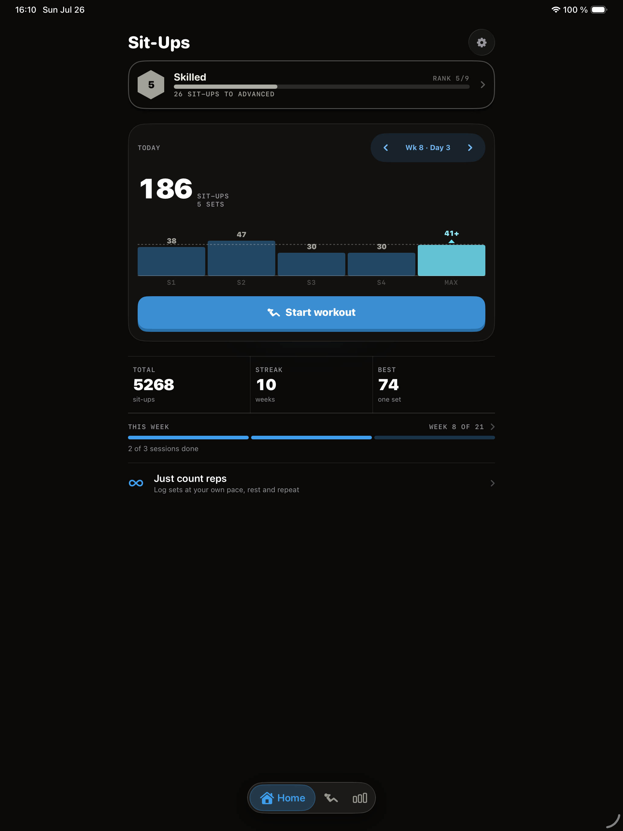 Sit Ups 200 - Fitness Trainer screenshot 10