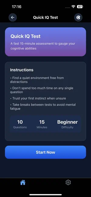 Pro IQ Test screenshot 2