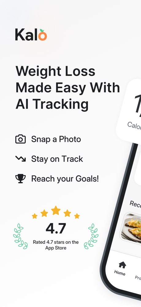 Kalo - AI Calorie Tracking screenshot 1
