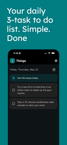To do list - 3 Things screenshot