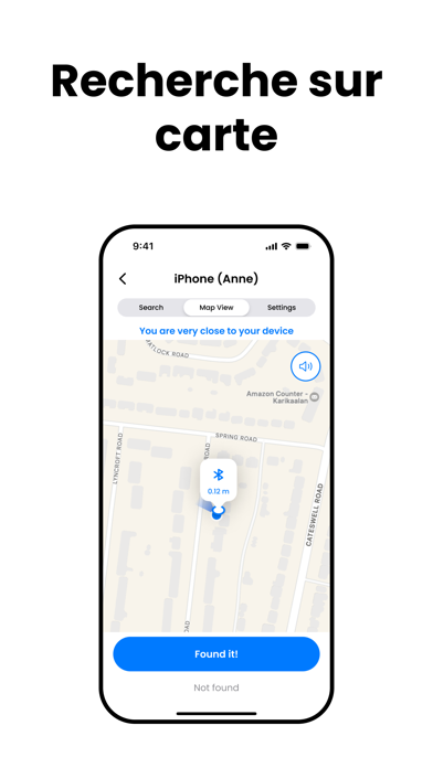 Screenshot #3 pour Air Finder -  BLE Trouver App
