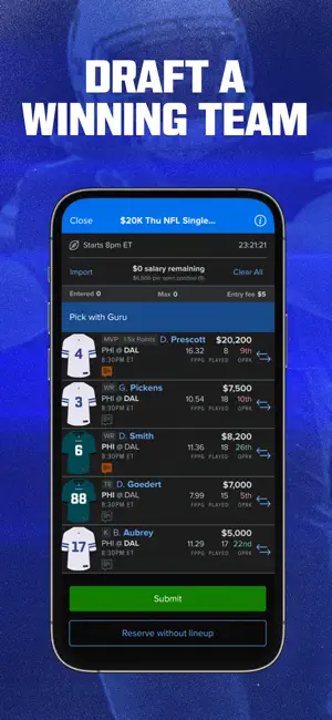 FanDuel Fantasy screenshot 2