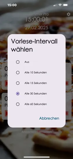 Screenshot von Multi-Timer Pro - Stoppuhr auf dem iPhone 3