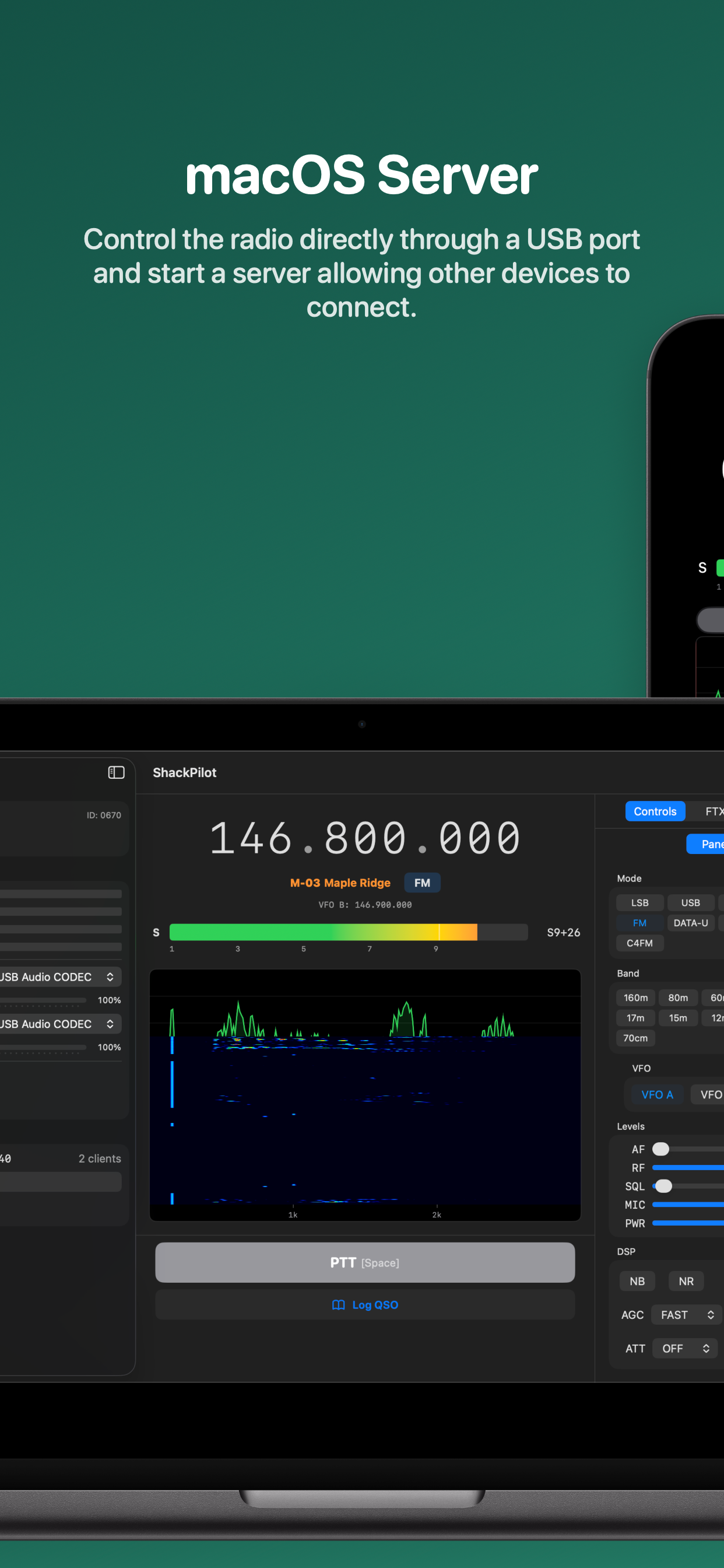 ShackPilot: Ham Radio Remote screenshot 2