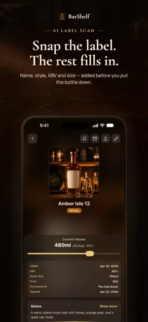 BarShelf: Whiskey Tracker screenshot 2