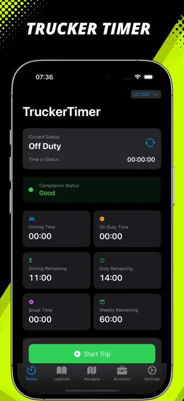 Trucker Timer: HOS Compliance screenshot 2 of 8