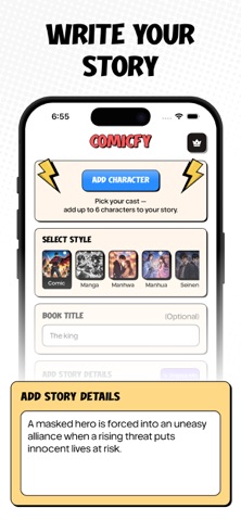 AI Comic Generator - ComicFy screenshot