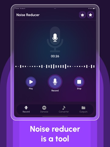 Audio Noise Reducer 2025 iPad screenshot