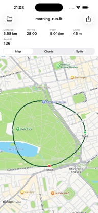 Route Viewer: GPX FIT TCX KML screenshot 1