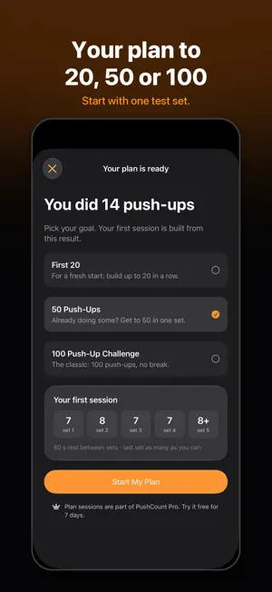 PushCount: Push Up Counter screenshot 3