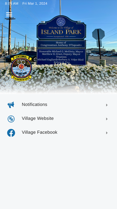 Screenshot 1 of Village Beacon App