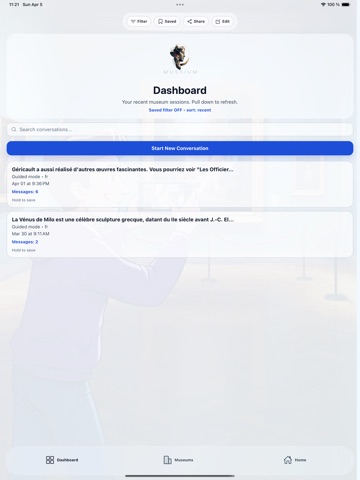 Musaium iPad screenshot