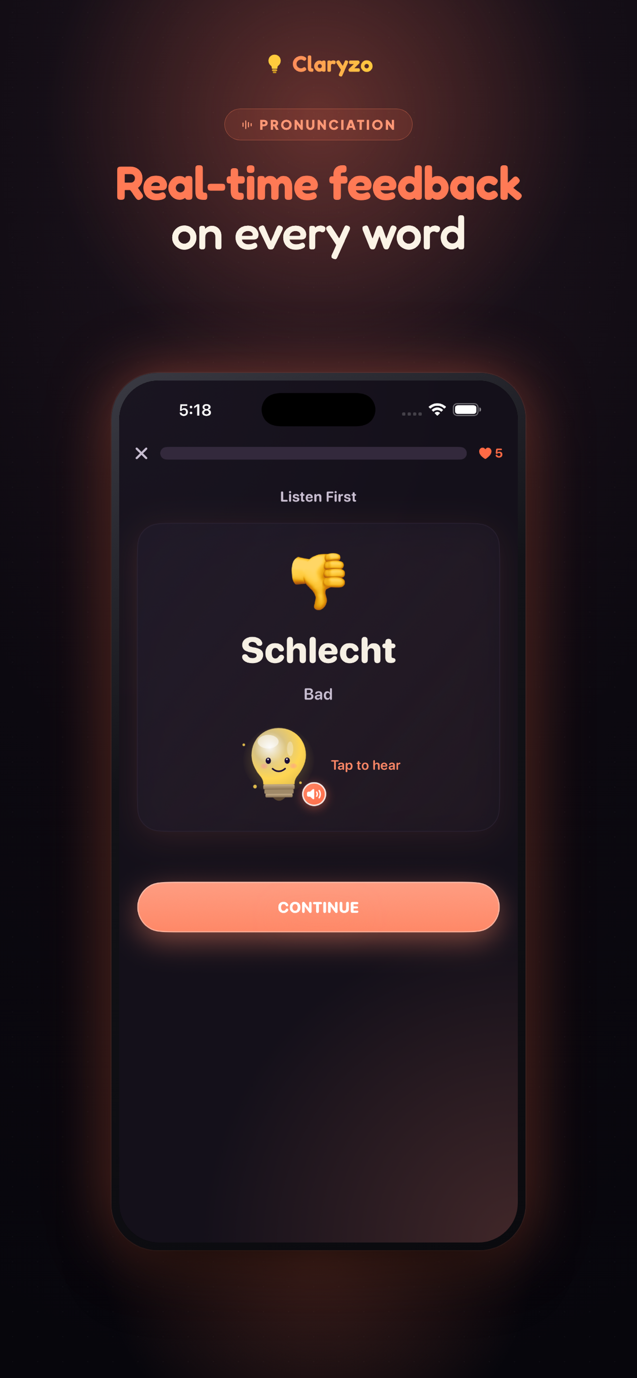 Claryzo: Learn Languages Fast screenshot 4