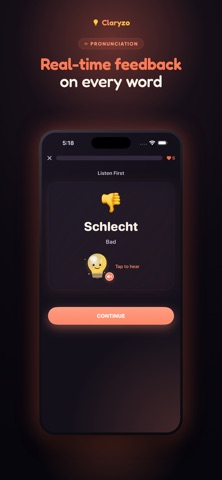 Claryzo: Learn Languages Fast Screenshot 3 of 7