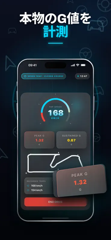 速度計 - 走行距離レコーダー screenshot 5 of 6