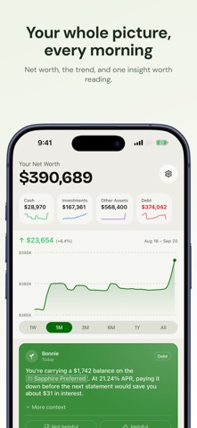 Bonsave: Net Worth Tracker Screenshot 1 of 5
