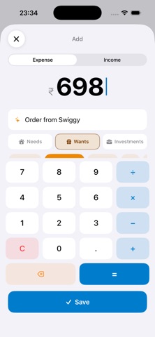 Another Expense Tracker screenshot