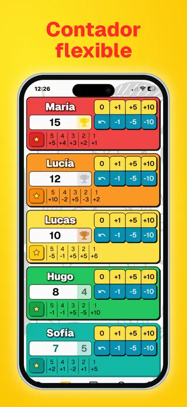 MyScoreTracker – Puntaje screenshot 2 of 3