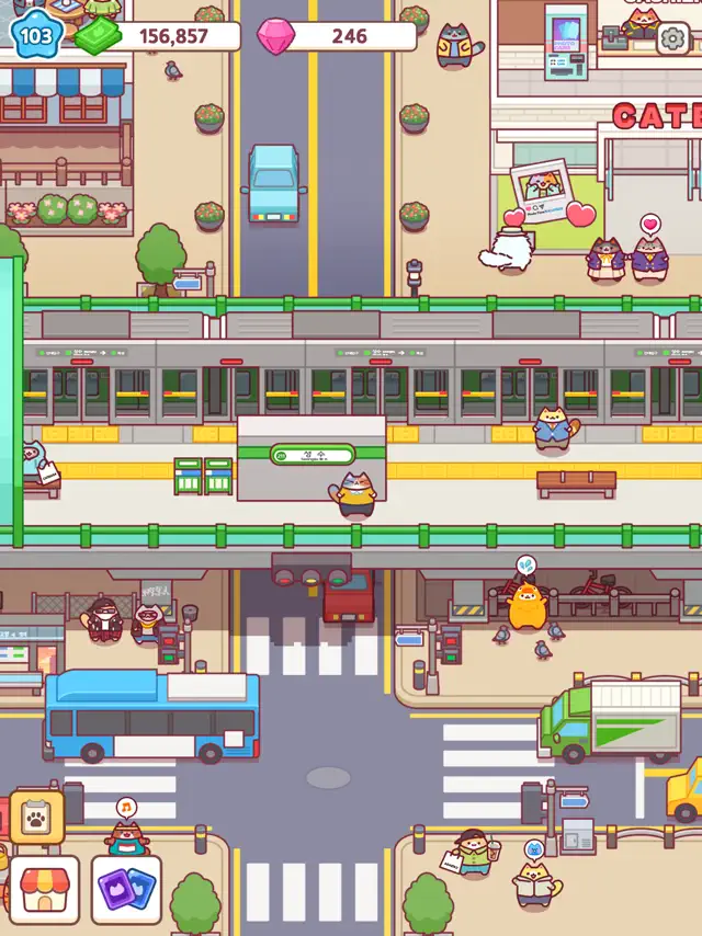 Cat Snack Bar: City Simulation screenshot 5