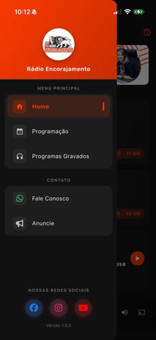 Rádio Encorajamento iPhone screenshot