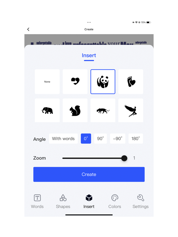 Word2Art iPad screenshot 4 - Utilities app