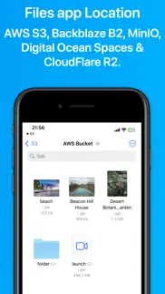 s3 client - files location iphone capturas de pantalla 2