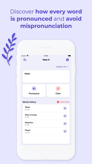 Pronounce Words - Hear it Screenshot