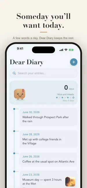 Dear Diary : Daily Journal screenshot 1